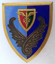 Insigne Badge émail INTENDANCE FFA FORCES FRANCAISES en ALLEMAGNE ORIGINAL S/AT