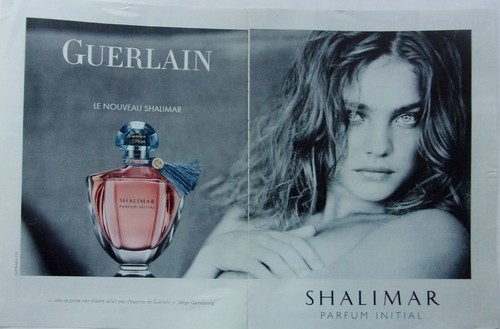 Publicite papier parfum - papier,