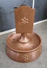 Ancien joli présentoir à allumettes/ Pyrogène en cuivre   C6