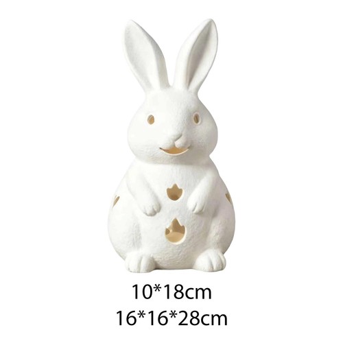 Bougeoir lapin figurine - bougeoir,