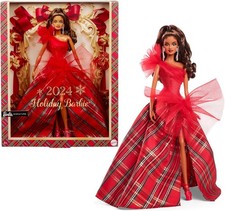 Barbie Holiday Noël 2024 Brune Poupée Signature Édition Limitée Mattel HRM63