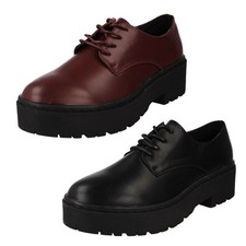 Chaussures À Lacets Sur Plateforme Pour Femmes