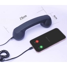 Combiné téléphonique type C style rétro récepteur filaire pour appareils mo