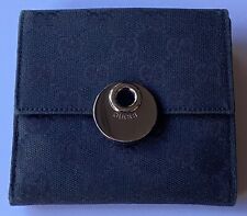 GUCCI PORTEFEUILLE PORTE-CARTES TOILE SUPRÊME GG ET PÉCARI NOIR LUXE VINTAGE