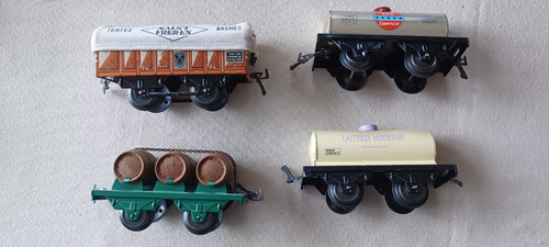 Hachette hornby lot wagons - lot, 4