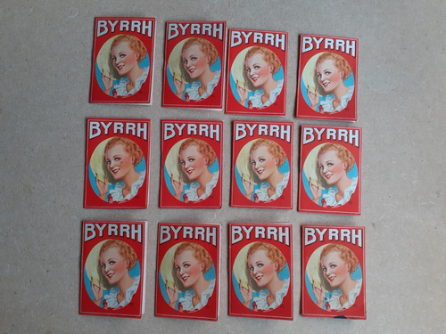Lot carnets pub byrrh - lot,