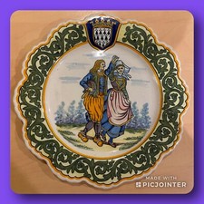 assiette henriot quimper avec