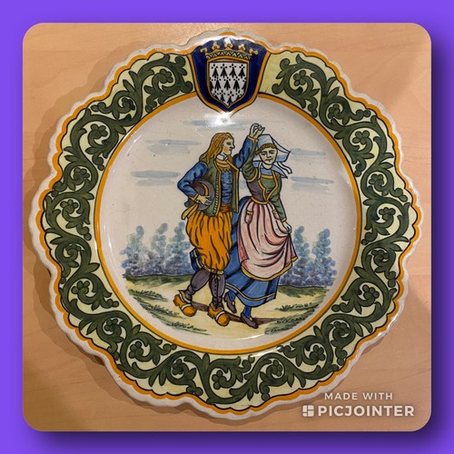 Assiette henriot quimper avec - henriot,