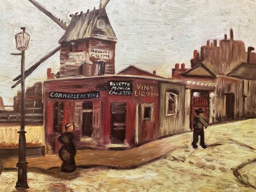 Paris montmartre huile - montmartre, sur