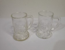 2 verres à Liqueur En Forme de Mini Chope Ancien 