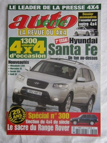 Auto verte 4x4 300 santa - verte, 300/santa