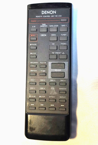 Denon 129a remote control - denon,