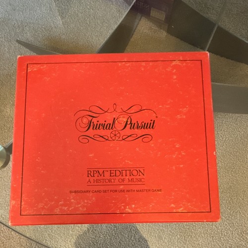 Trivial pursuit rpm edition - pursuit,