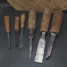 Lot Ancien Outils Bois