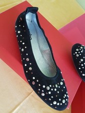 ARCHE: paire de ballerines neuves noires 38 marque de luxe .Affaire rare