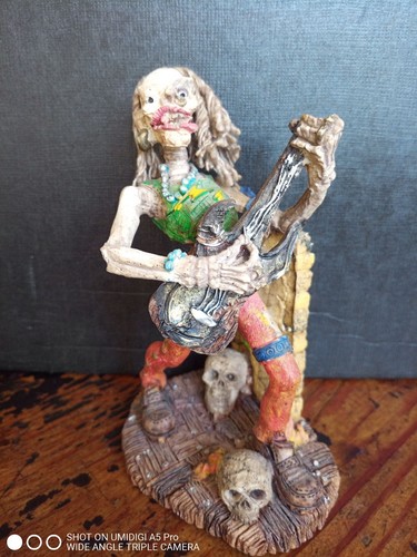 Figurine squelette musicien - musicien,