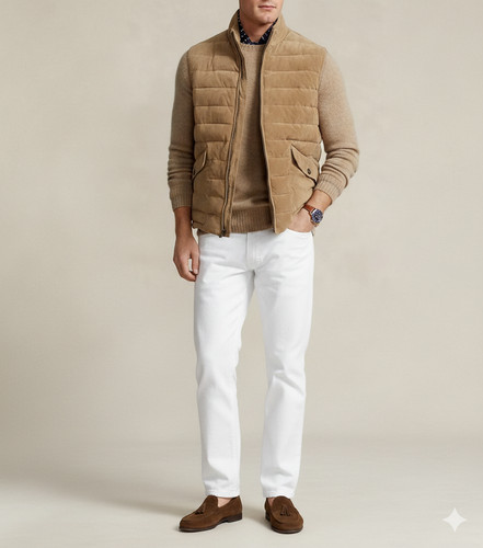 Gilet matelassé suède - gilet, en