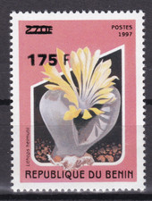 BENIN 2005 /6 1379 175F 60€ LITHOPS FLOWER FLEUR FLOWERS OVERPRINT SURCHARGE MNH