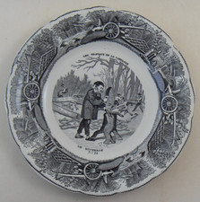 ASSIETTE Parlante 'Travaux de