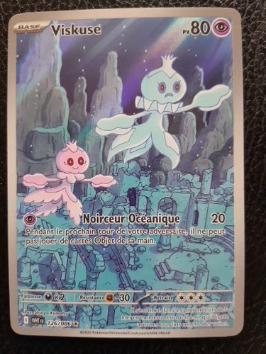Carte pokémon viskuse 126 086 - pokémon, 126/086