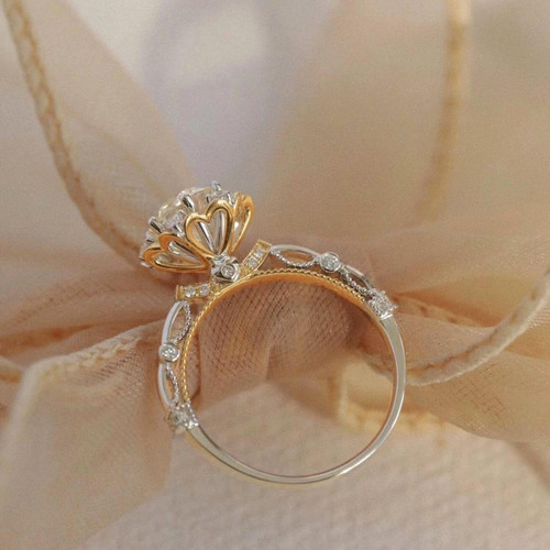Bague fiançailles vintage - bague, de