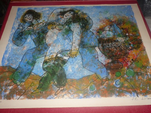 Rare lithographie theo - lithographie,