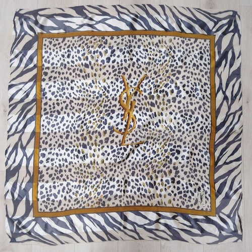 Foulard soie yves saint - foulard,