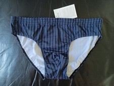 MAILLOT DE BAIN SLIP HOMME COULEUR BLEU / NOIR REF 328