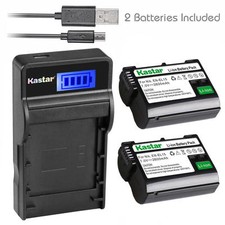 Kastar EL15 Batteries Slim LCD