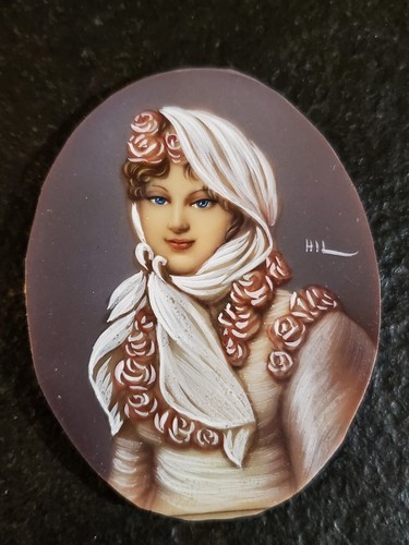 Ancienne miniature portrait - , de