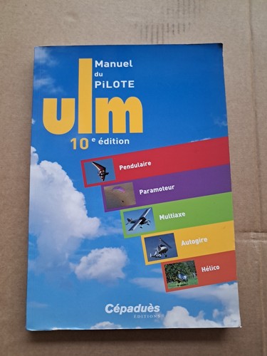 Livre manuel pilote ulm - livre, du