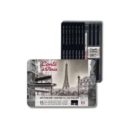 Crayons carrés pierre noire - crayons,