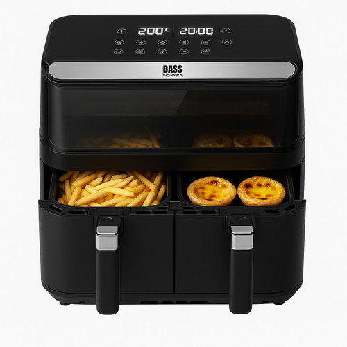 Friteuse double sans - , matières