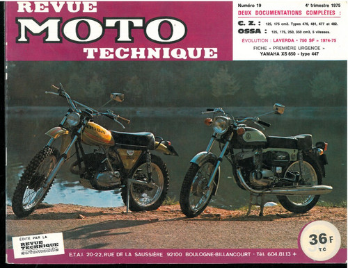 Revue moto technique - moto, rmt