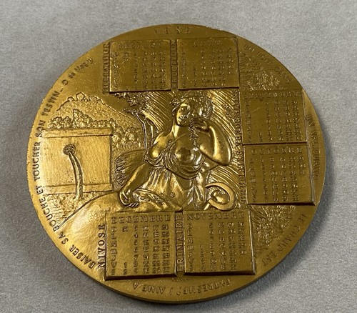 Médaille calendrier 1989 - , en