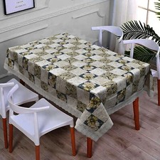 Housse de table de salle à manger en PVC, 60 x 90 pouces, forme grand rectang...