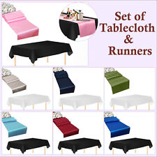 Table Tissu Housse Satin