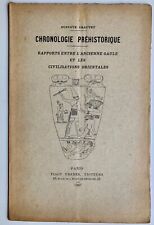 GUSTAVE CHAUVET Chronologie Préhistorique 1907 Préhistoire ENVOI