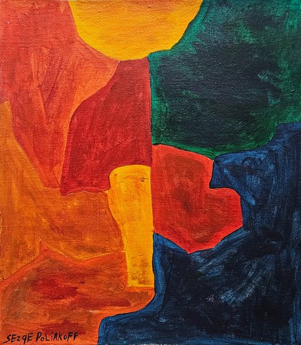 Peinture huile abstraite - peinture,