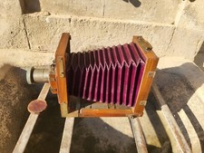 Chambre Photographique Objectif Arwin Paris Soufflet Cuir Appareil Photo