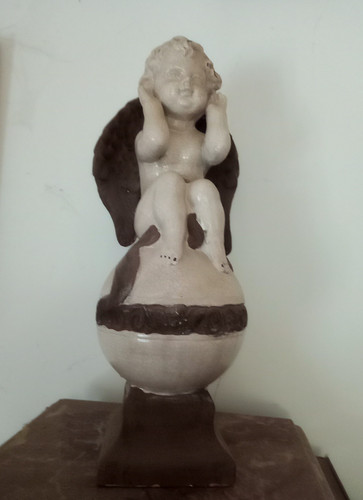 Statue ange plâtre - statue,