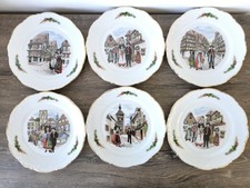 Lot 6 Assiettes à Dessert Anne Ehret Ranrupt Alsace - Porcelaine #1
