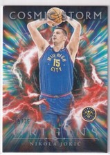 2024-25 Panini Origins NBA N° 12 Nikola Jokic Cosmic Storm SP Rouge 19/75