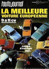 L'AUTO JOURNAL n°6 25/03/1971 Coupe d'Europe des 9-11CV VW K70 CITROËN Dspécial