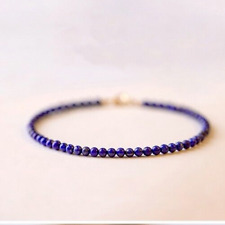 Bracelet perles Lapis lazuli