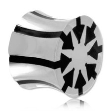 Plug d'oreille acier Étoile