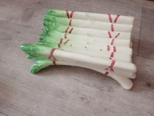 Plat, égouttoir à asperges. SARREGUEMINES 