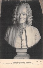 78-VERSAILLES MUSEE DE SCULPTURE COMPAREE BUSTE DE VOLTAIRE-N�T5006-A/0307
