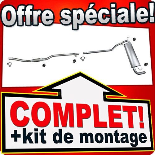 échappement pour fiat - fiat, panda