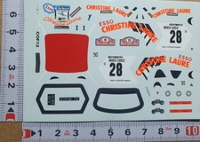 DECALS 1/43 ALPINE RENAULT A110 #28 - GELIN - RALLYE MONTE CARLO 1975 - DCC14368